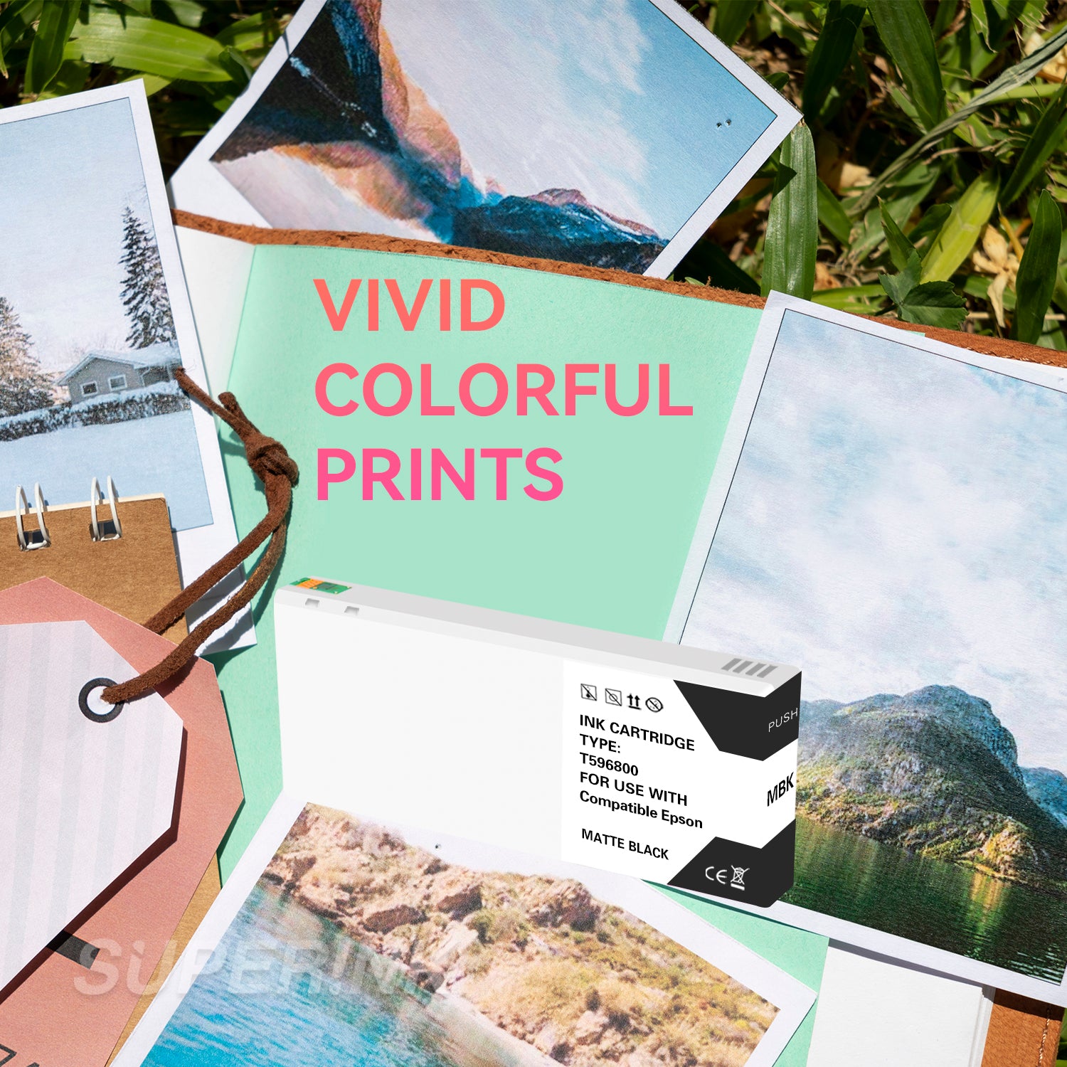 Compatible Epson T596800 700ML Matte Black Ink Cartridge By Superink