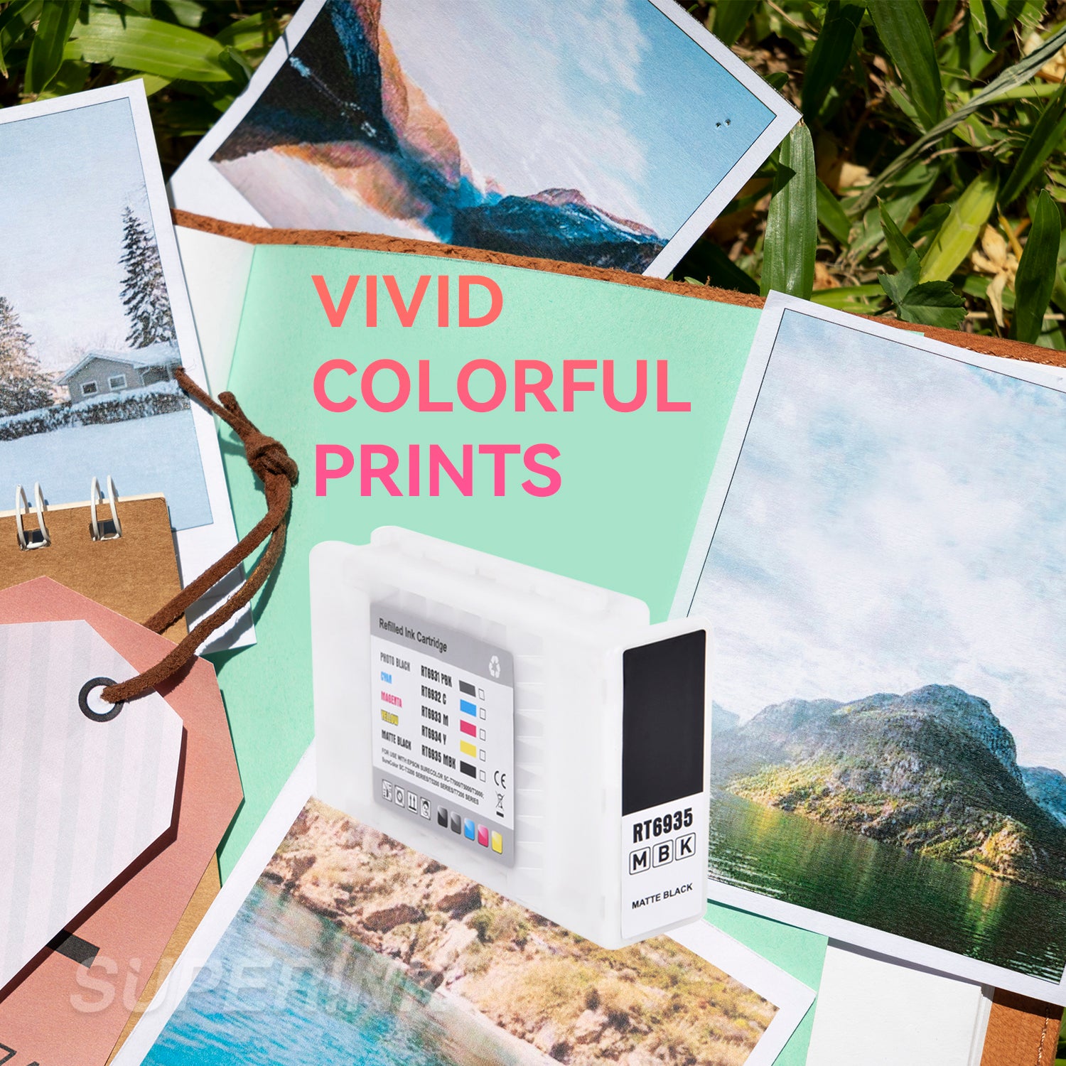 Compatible Epson T693500 700 ml Matte Black Ink Cartridge By Superink