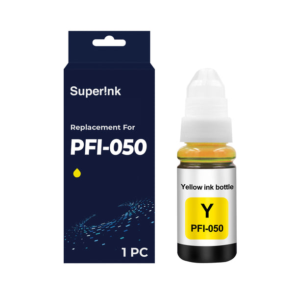 Compatible Canon PFI-050 Pigment Ink Yellow - Superink.ca