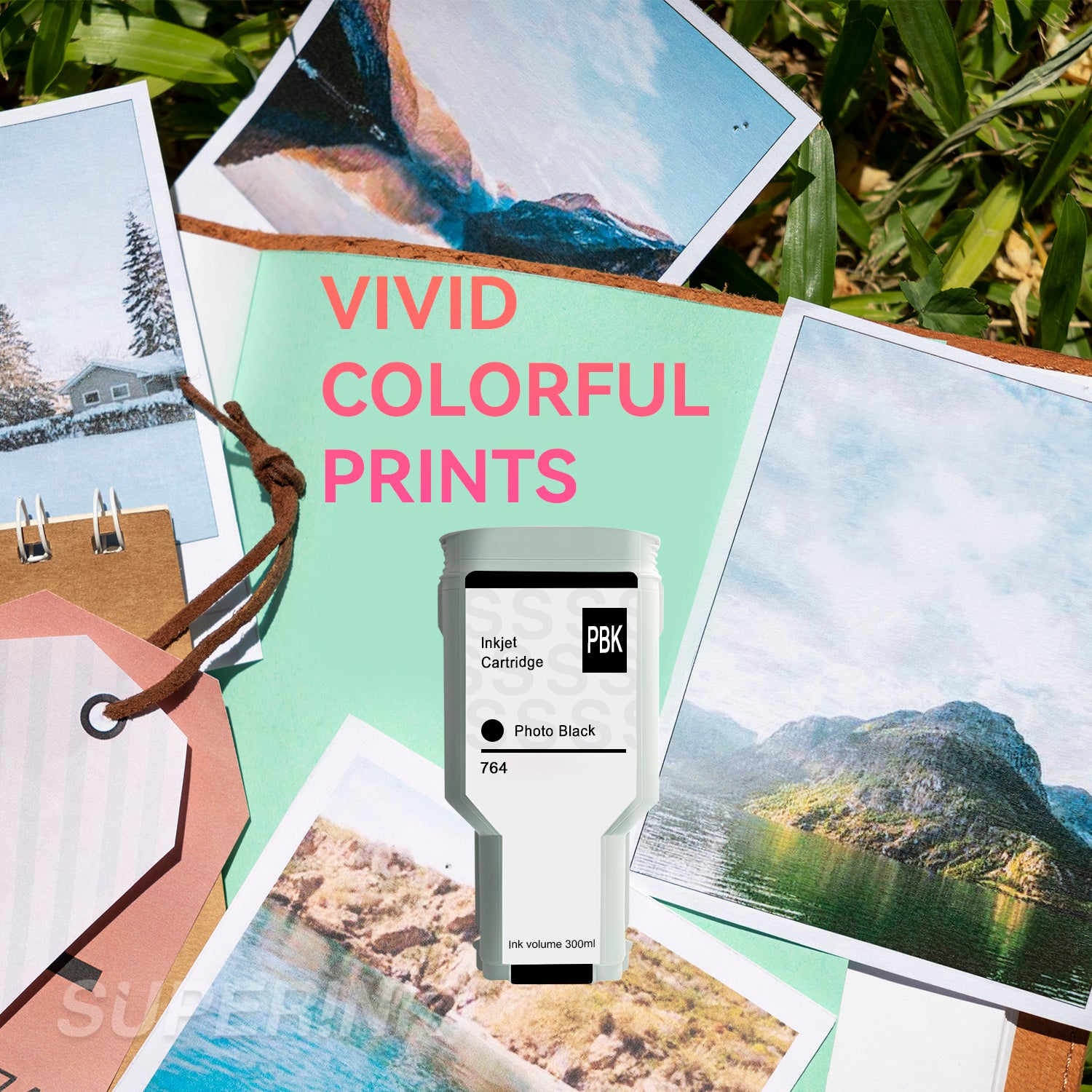 Compatible HP 764 C1Q17A Photo Black 300ML Ink Cartridge