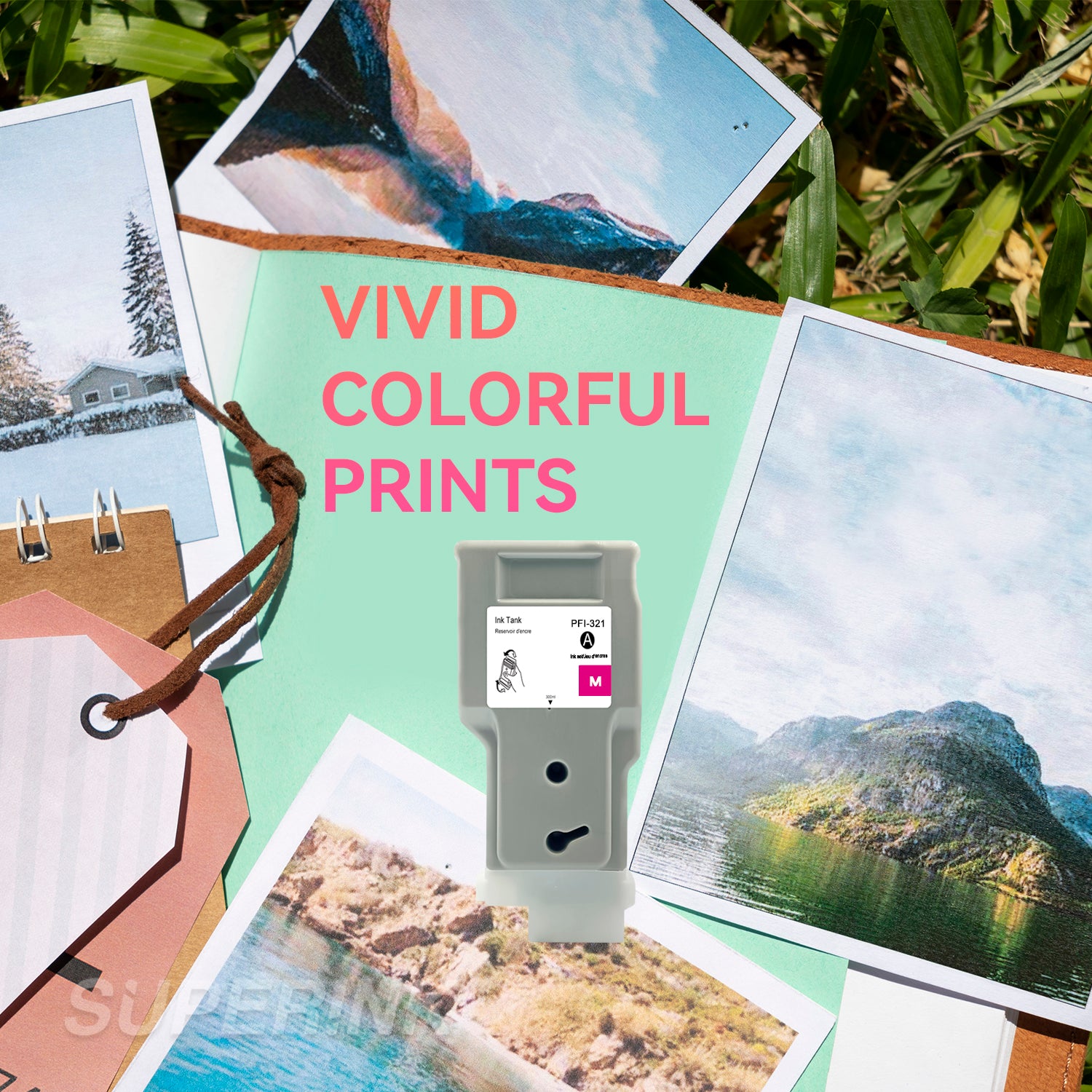 Compatible Canon PFI-321M Magenta Ink Cartridge
