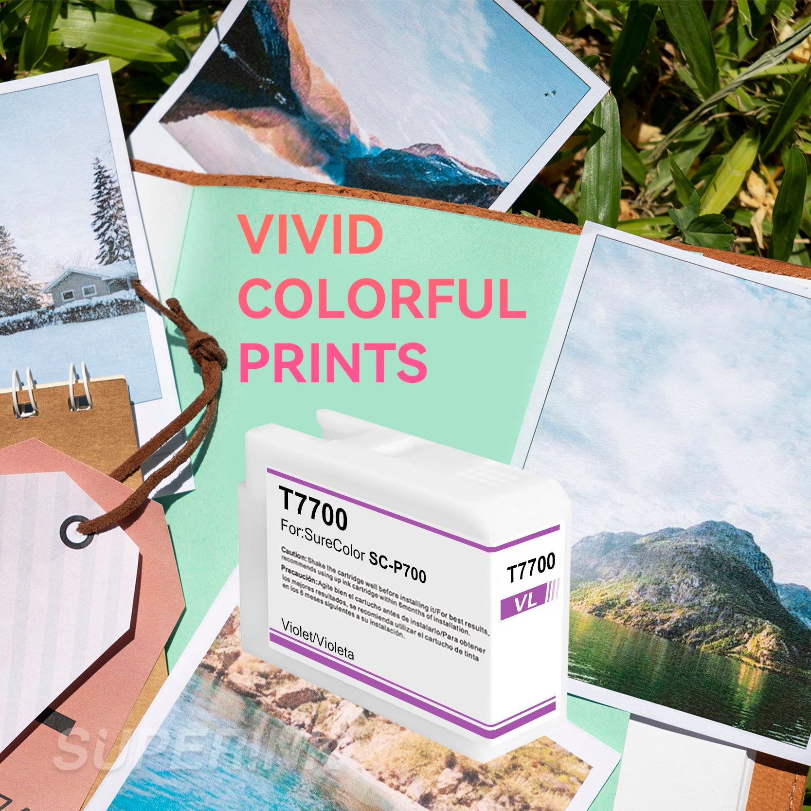 Compatible T770 UltraChrome PRO10 T770020 Violet Ink Cartridge