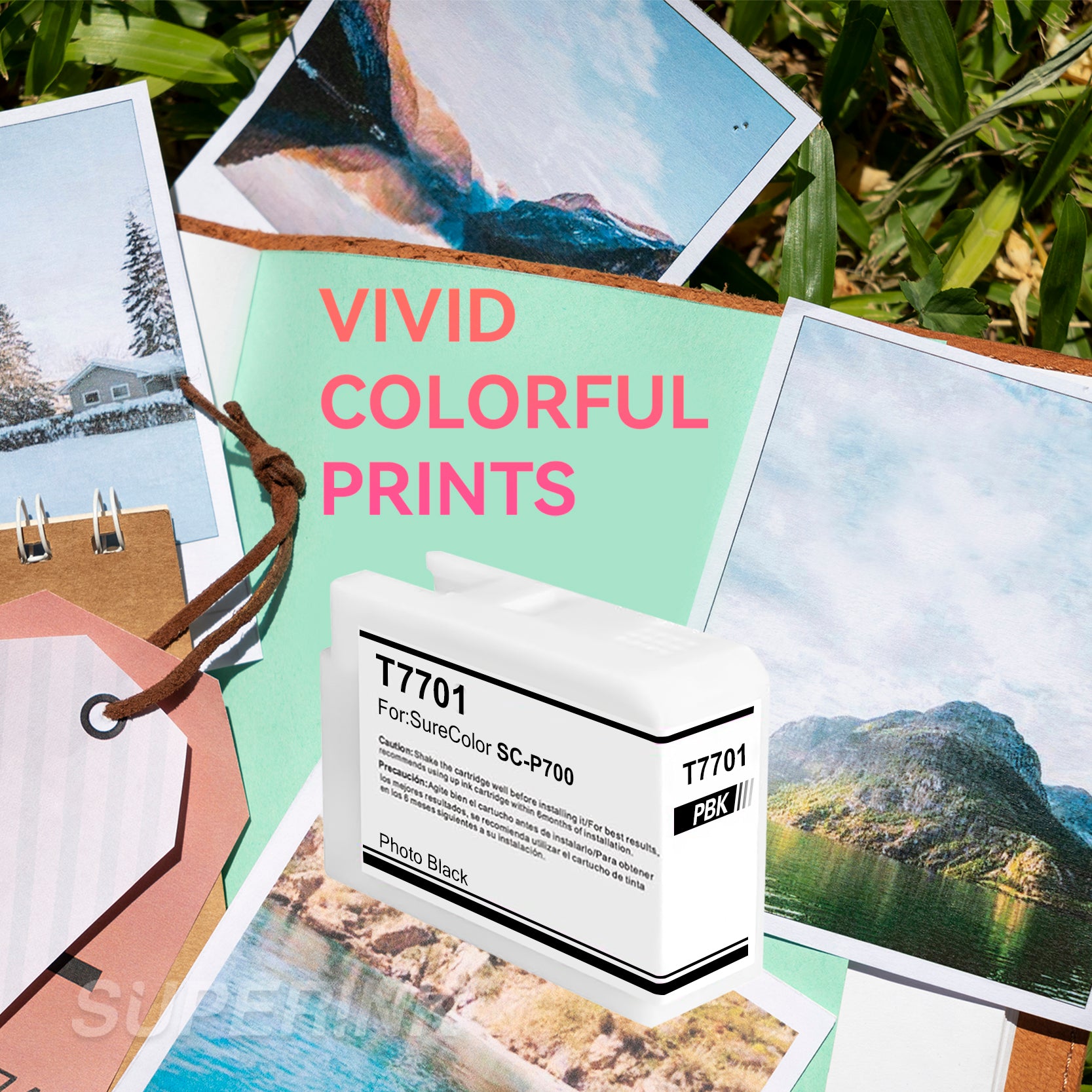 Compatible T770 UltraChrome PRO10 T770120 Photo Black Ink Cartridge