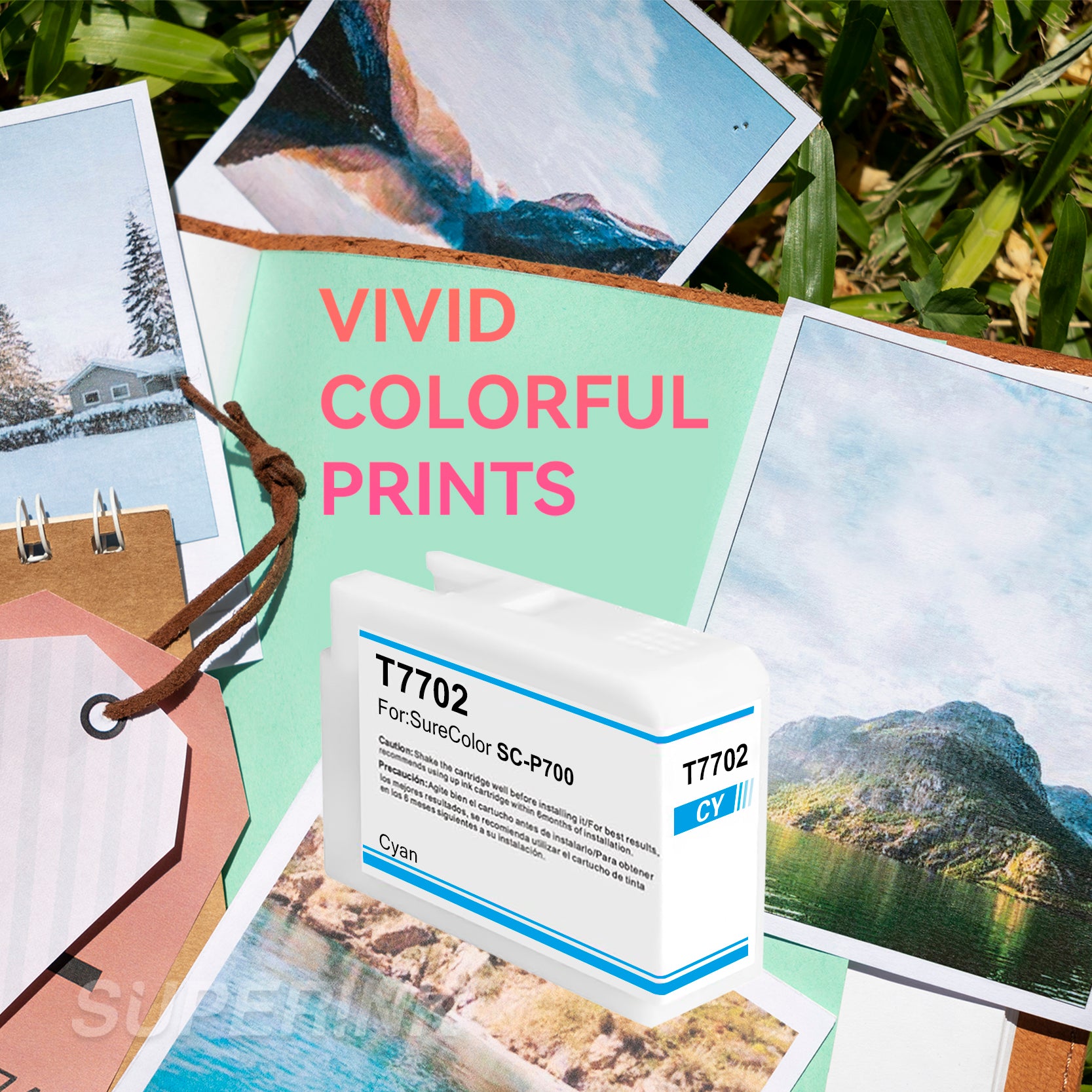 Compatible T770 UltraChrome PRO10 T770220 Cyan Ink Cartridge