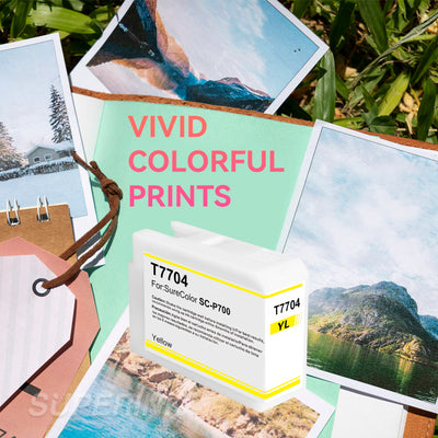 Compatible T770 UltraChrome PRO10 T770420 Yellow Ink Cartridge