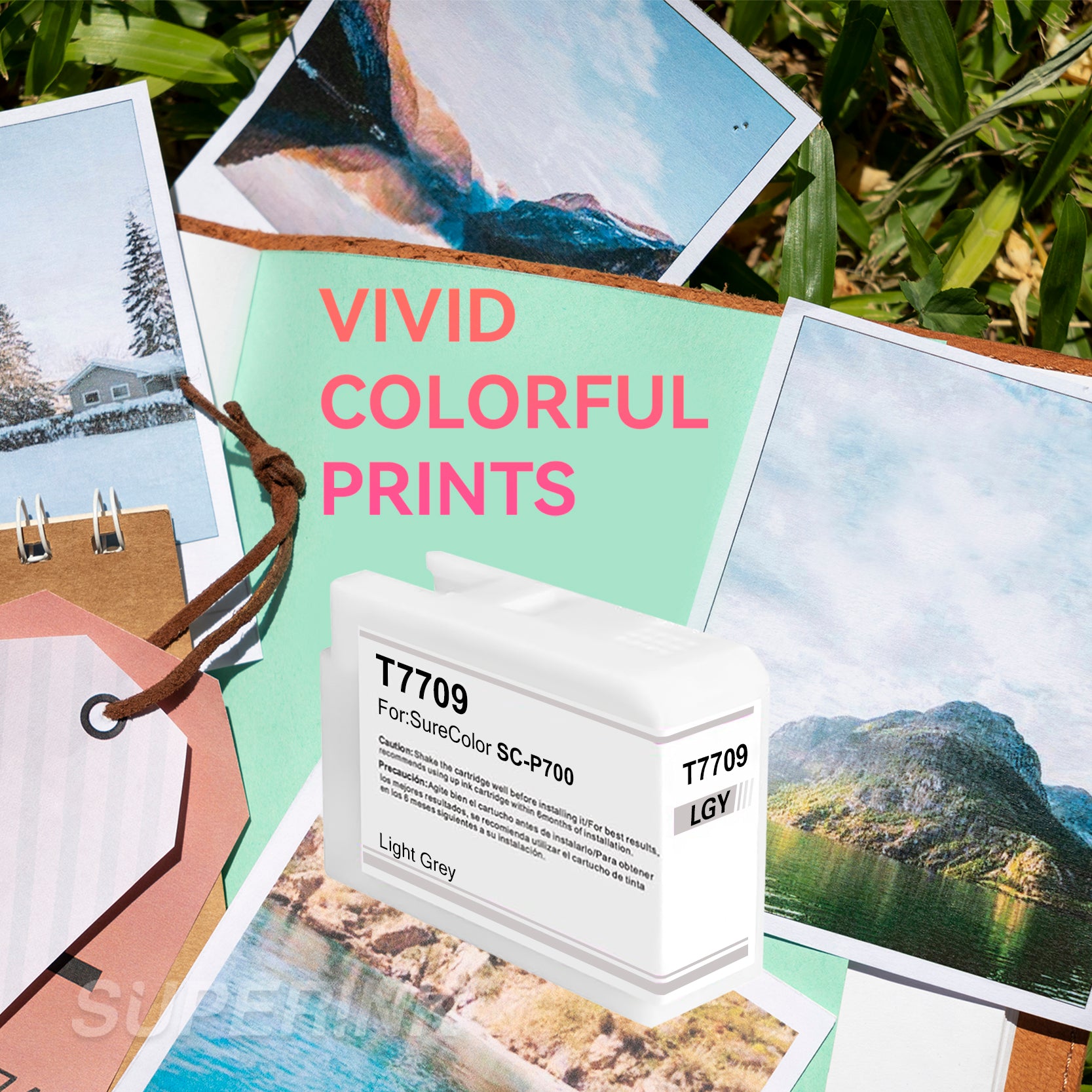 Compatible T770 UltraChrome PRO10 T770920 Light Gray Ink Cartridge