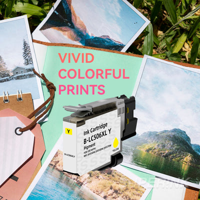 Compatible Brother LC506 LC506XL Yellow Ink Cartridge High Yield