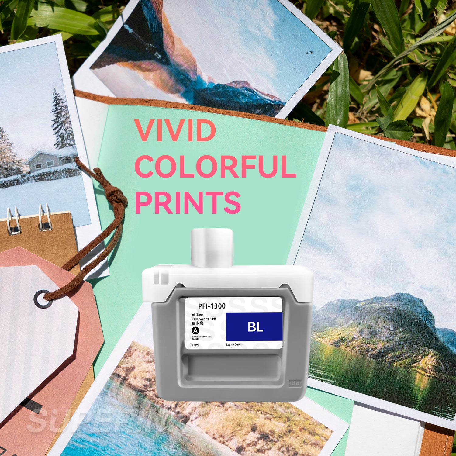 Compatible Canon PFI-1300 Blue Ink Cartridge