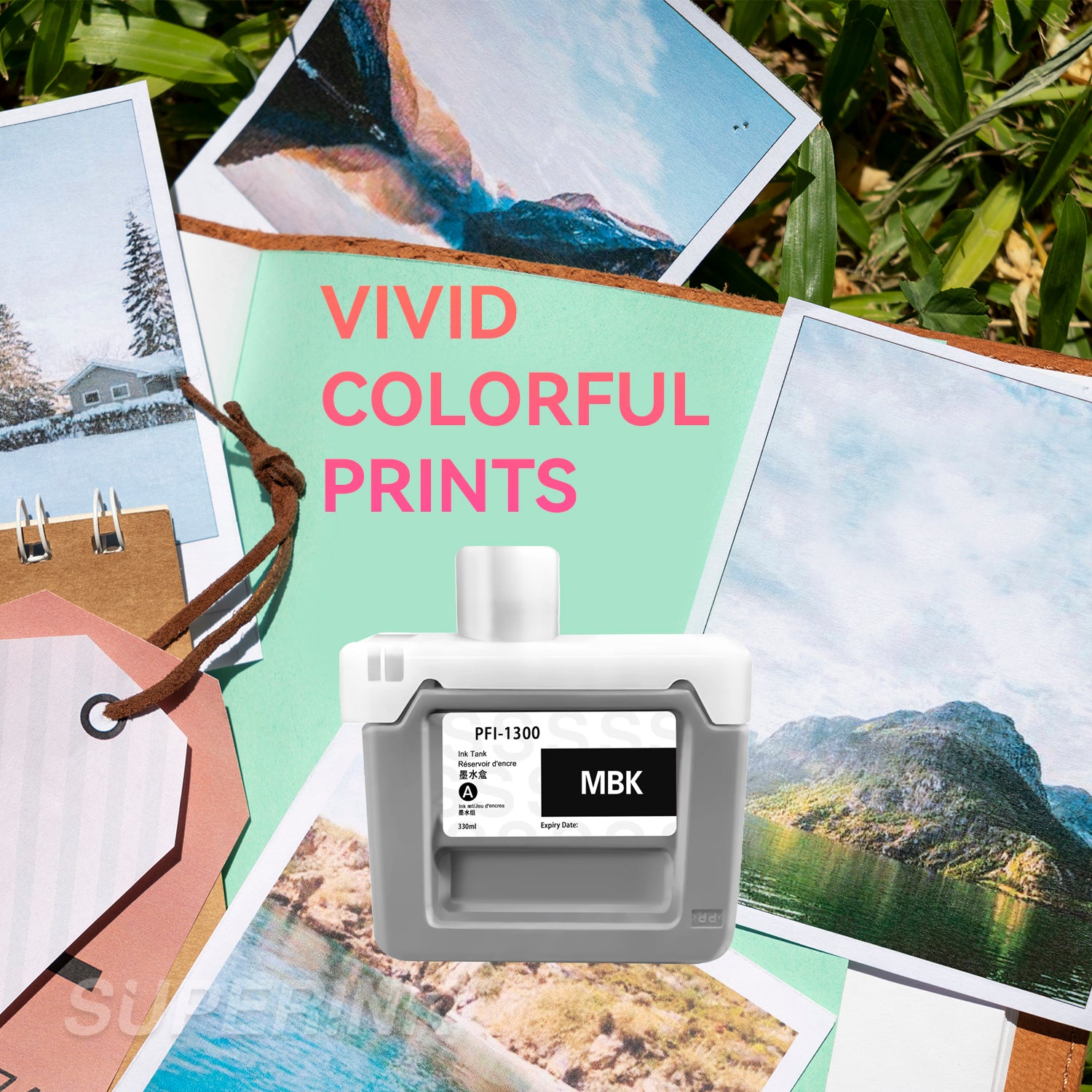 Compatible Canon PFI-1300 Matte Black Ink Cartridge By Superink