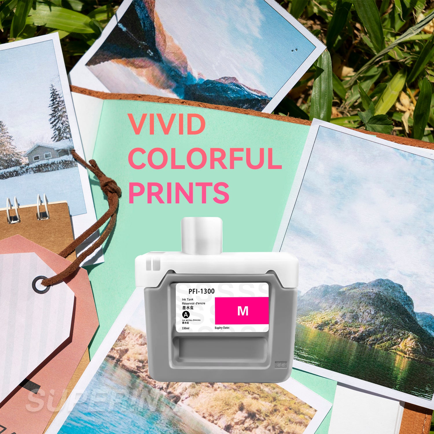 Compatible Canon PFI-1300 Magenta Ink Cartridge