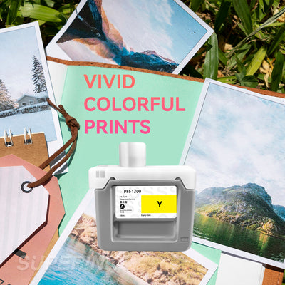Compatible Canon PFI-1300 Yellow Ink Cartridge By Superink