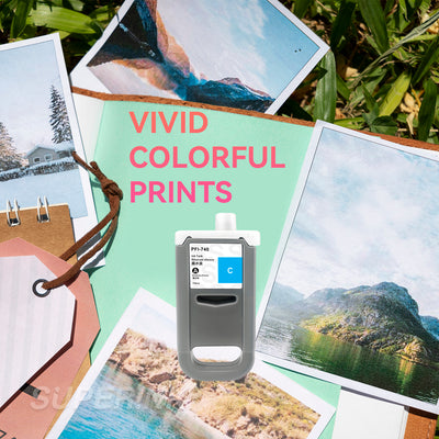 Compatible Canon PFI 740 Cyan Ink Cartridge By Superink