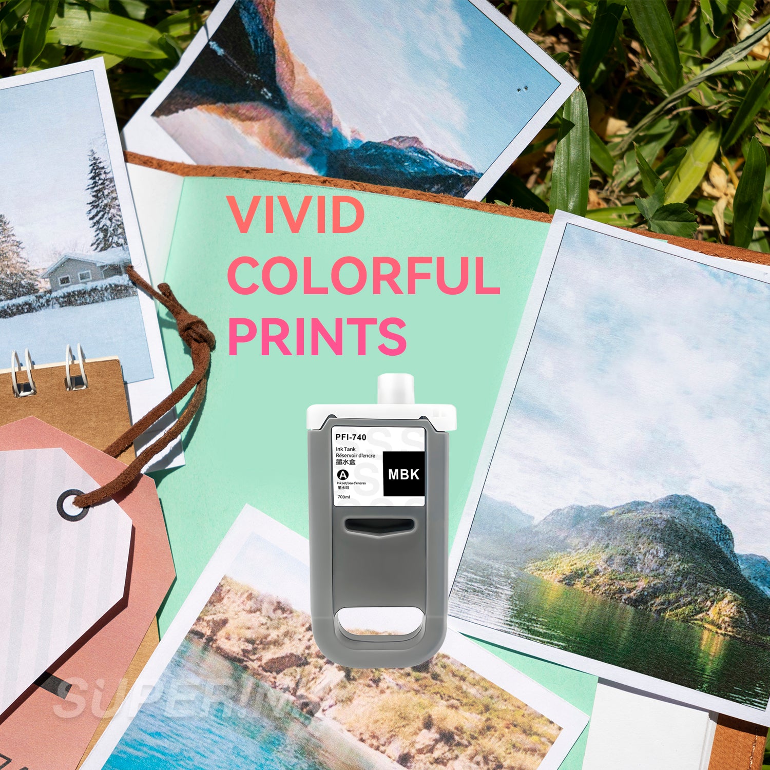 Compatible Canon PFI-740 / PFI-340 Matte Black Ink Cartridge By Superink