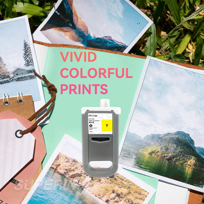 Compatible Canon PFI 740 Yellow Ink Cartridge By Superink