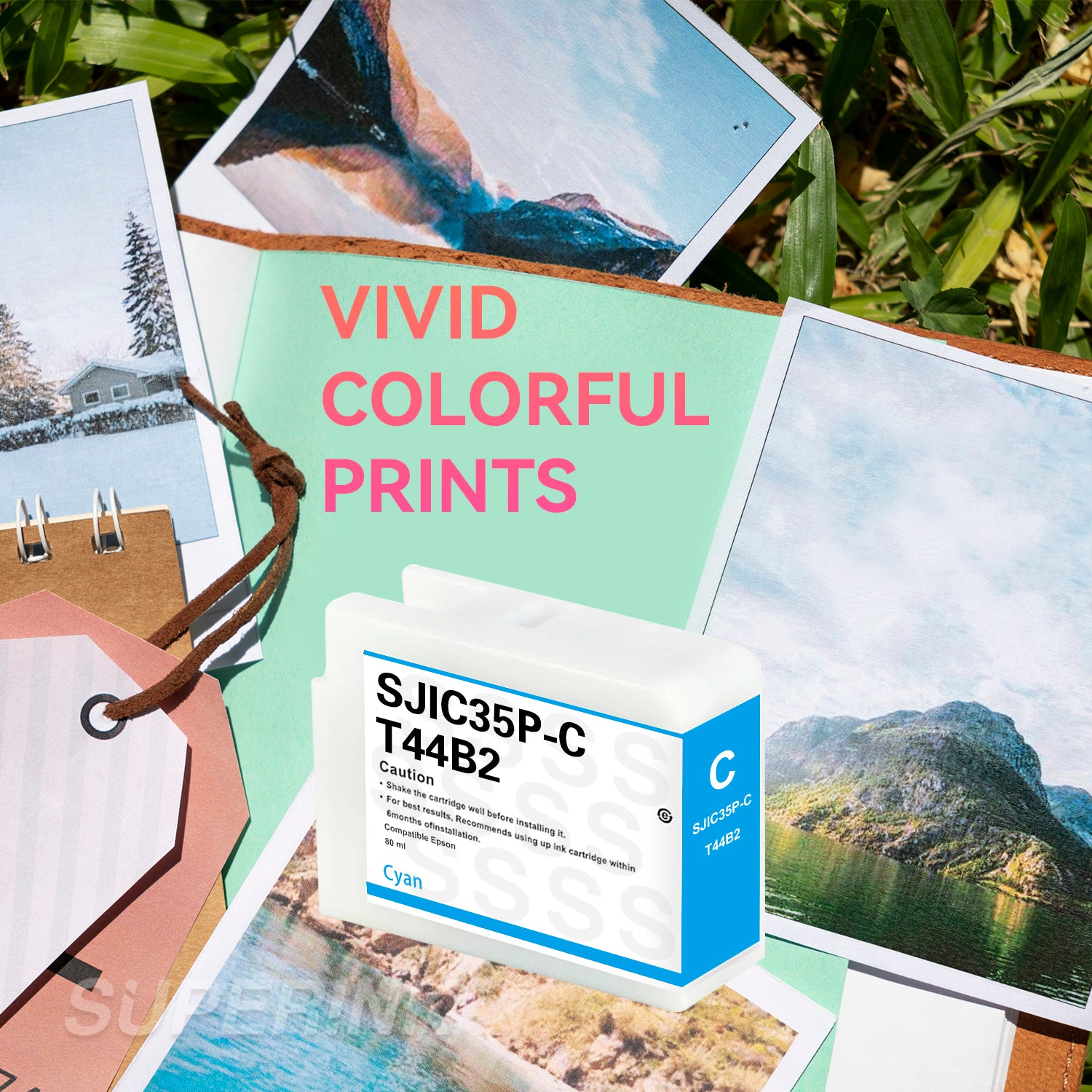 Compatible Epson SJIC35P Cyan Ink Cartridge