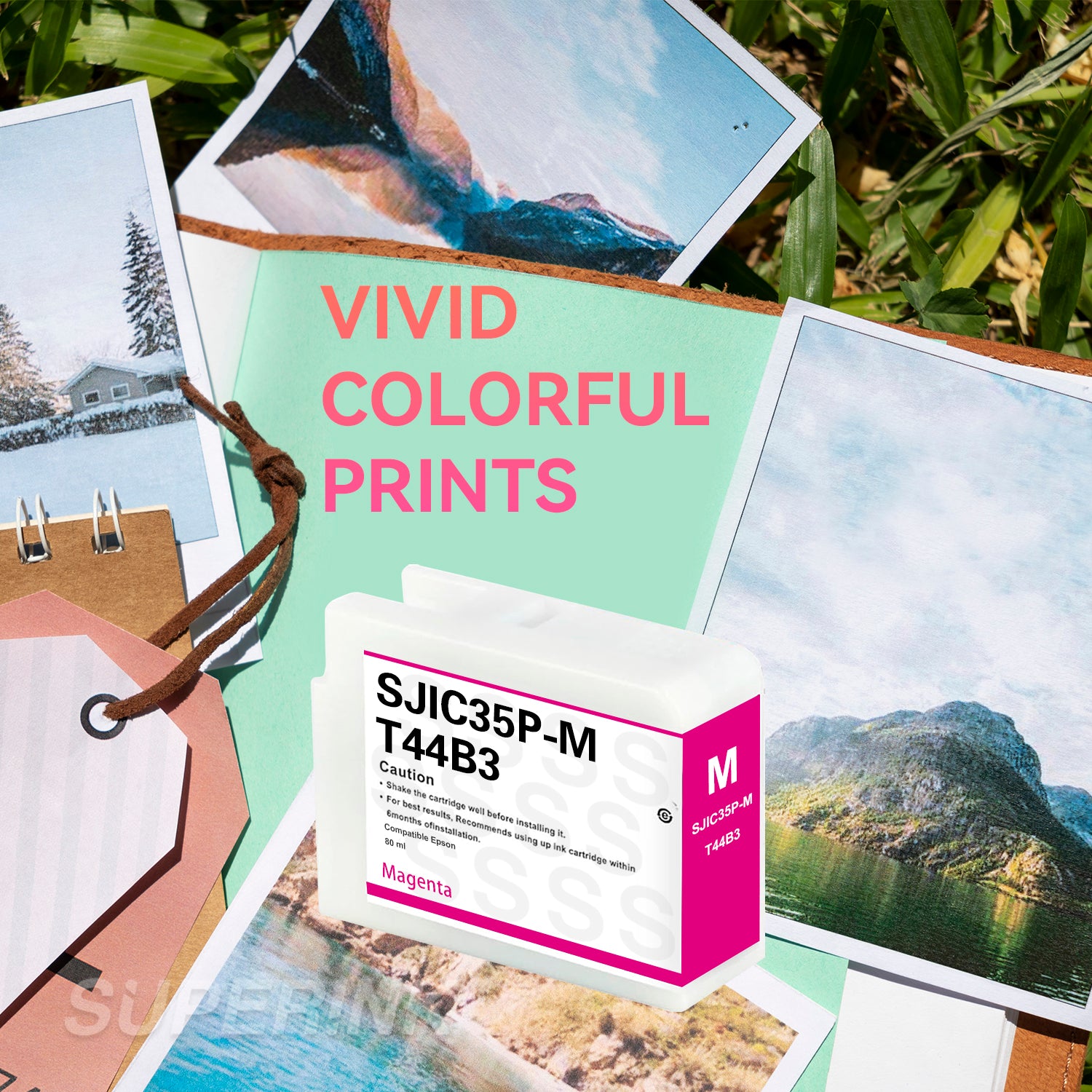 Compatible Epson SJIC35P Magenta Ink Cartridge