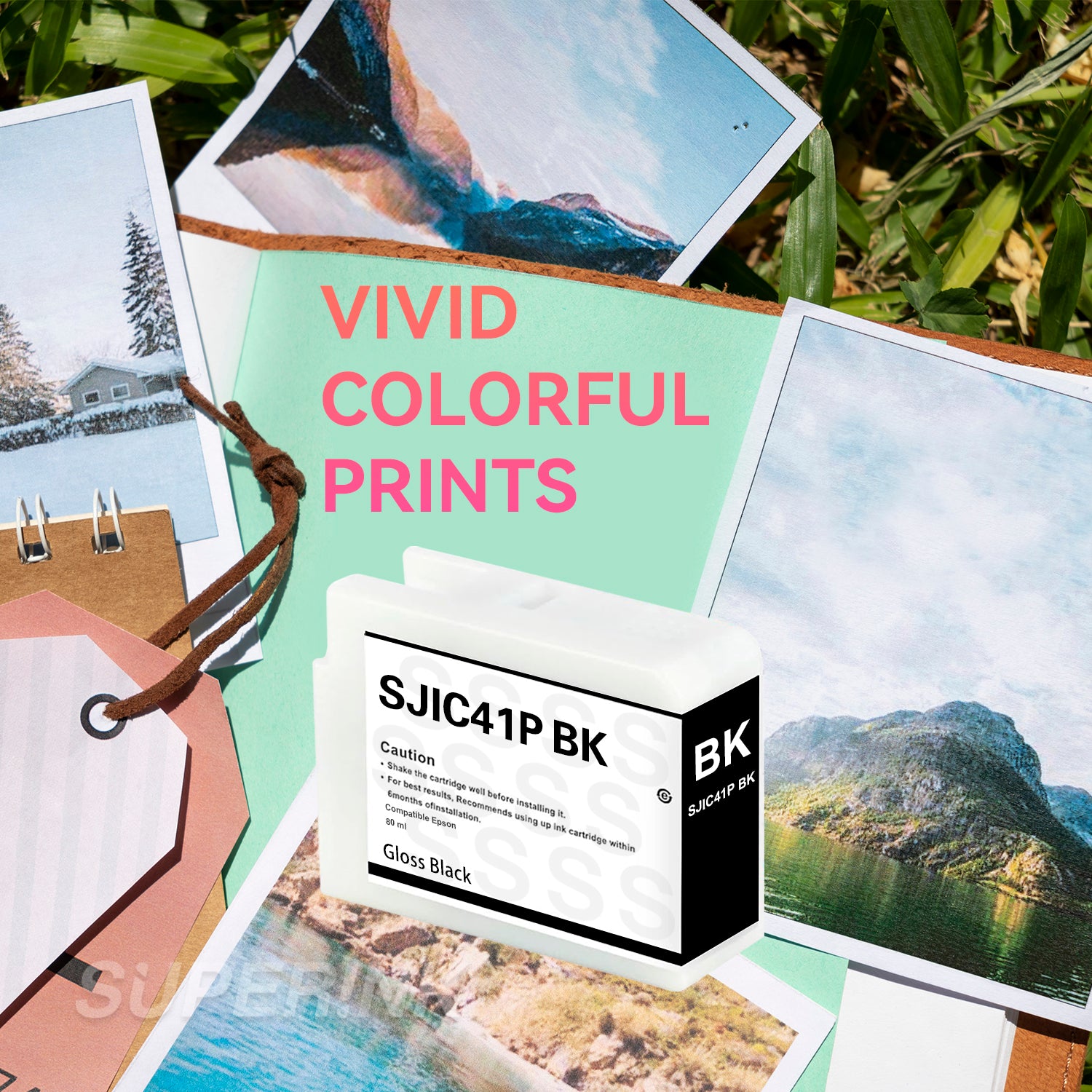 Compatible SJIC41P Gloss Black Ink Cartridge