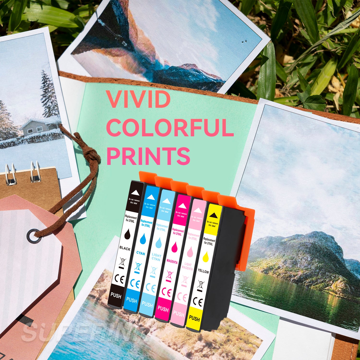 Compatible Epson T279 T279XL Ink Cartridge BK/C/M/Y/LC/LM High Yield