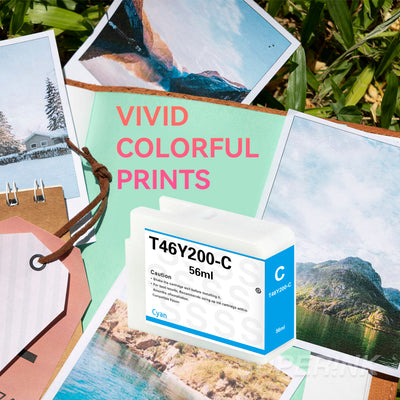 Compatible Epson T46Y200 Cyan Ink Cartridge