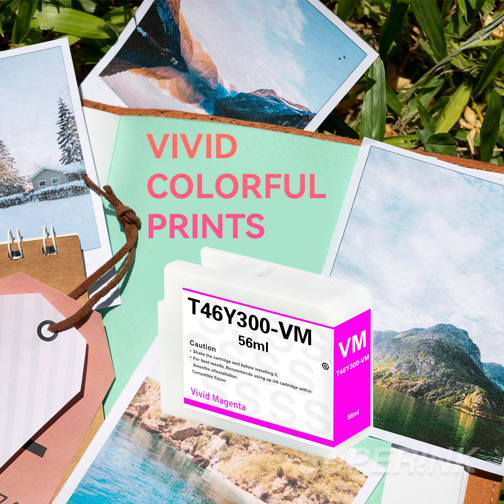 Compatible Epson T46Y300 Vivid Magenta Ink Cartridge