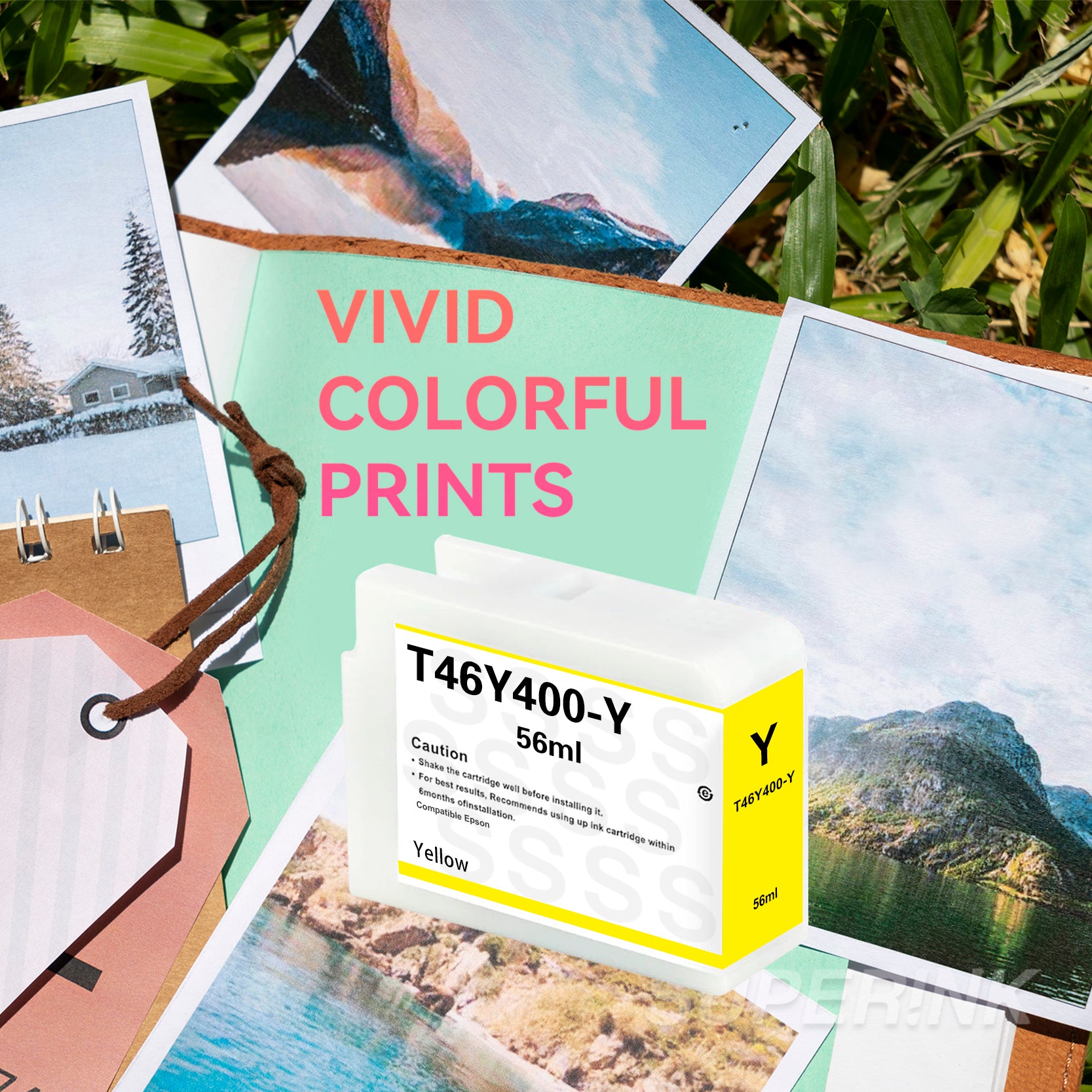 Compatible Epson T46Y400 Yellow Ink Cartridge
