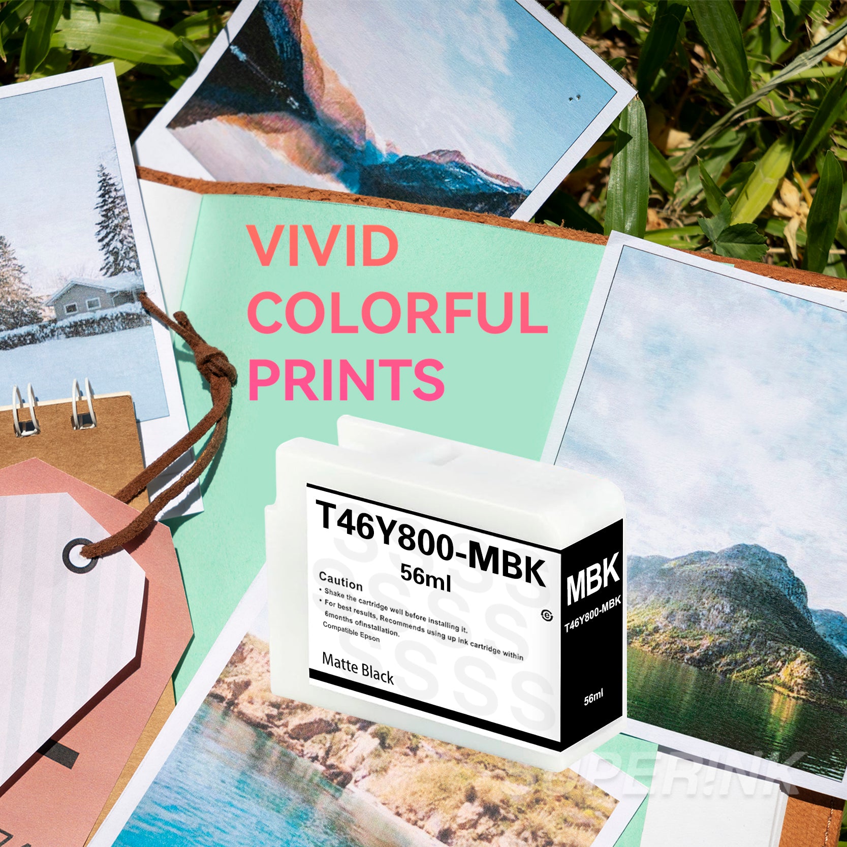 Compatible Epson T46Y800 Matte Black Ink Cartridge