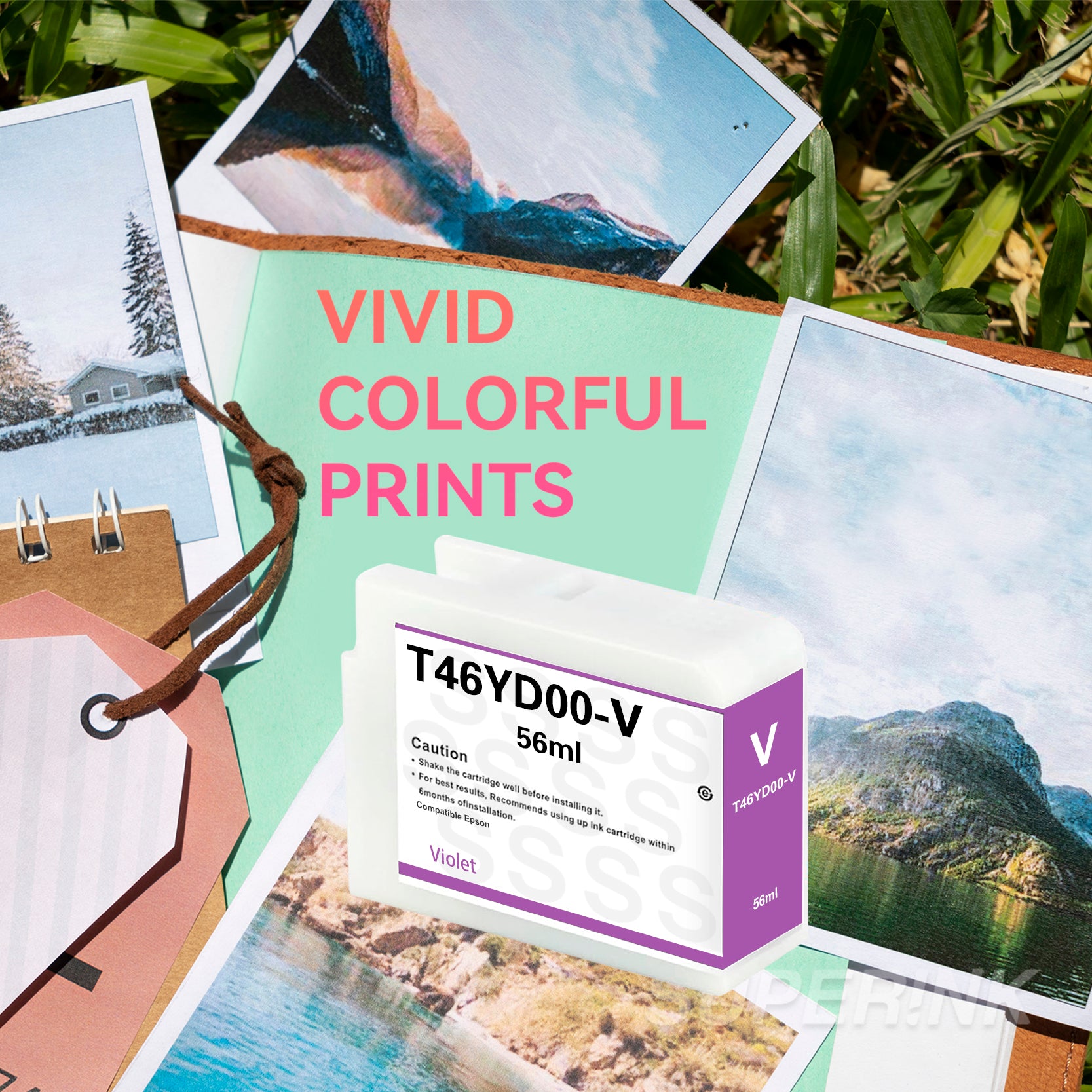 Compatible Epson T46YD00 Violet Ink Cartridge