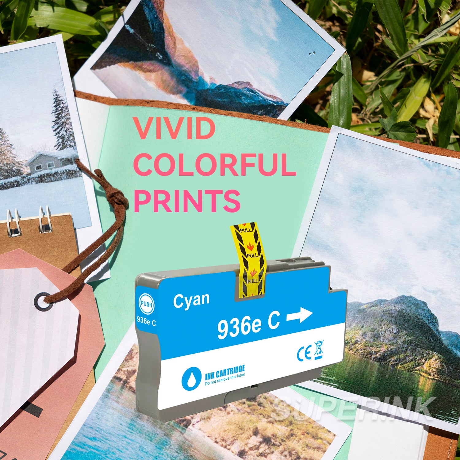 Compatible HP 936e EvoMore Cyan Cartridge by Superink