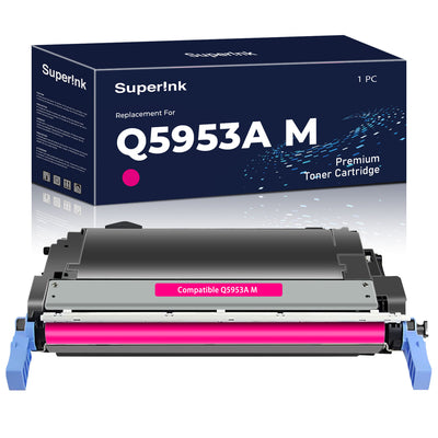 Compatible  HP Q5953A Magenta Toner Cartridge (HP 643A) By Superink