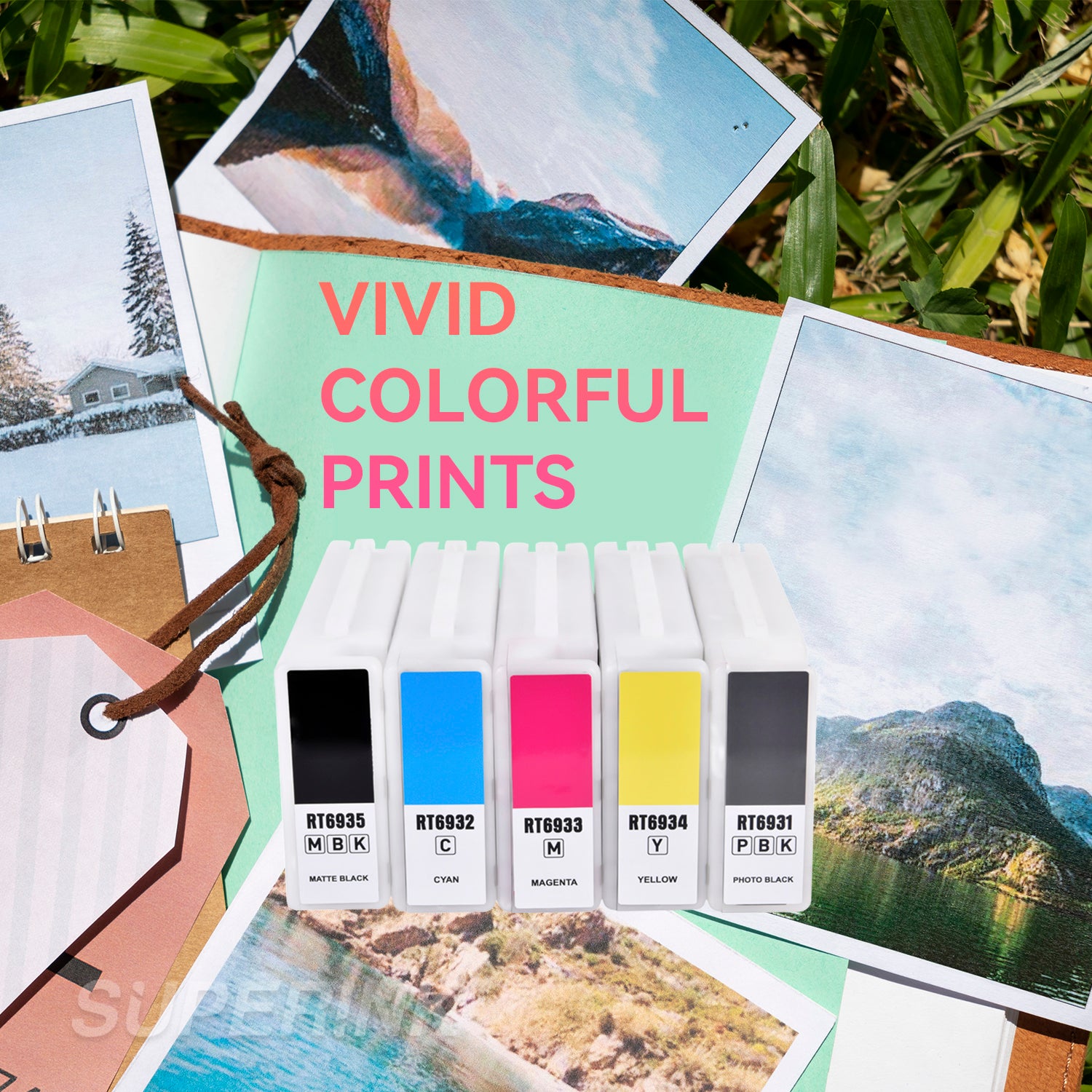 Compatible Epson T693 700 ml Combo PBK/C/M/Y/MBK By Superink