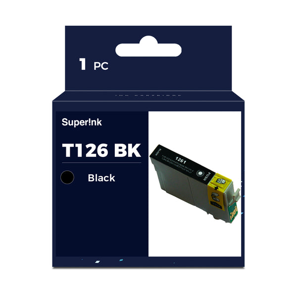 Compatible Epson T126120 Black Inkjet Cartridge By Superink - Superink.ca
