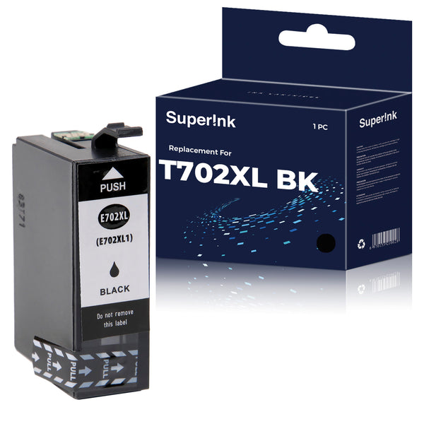 Compatible Epson T702XL120 Black Ink Cartridge - Superink.ca