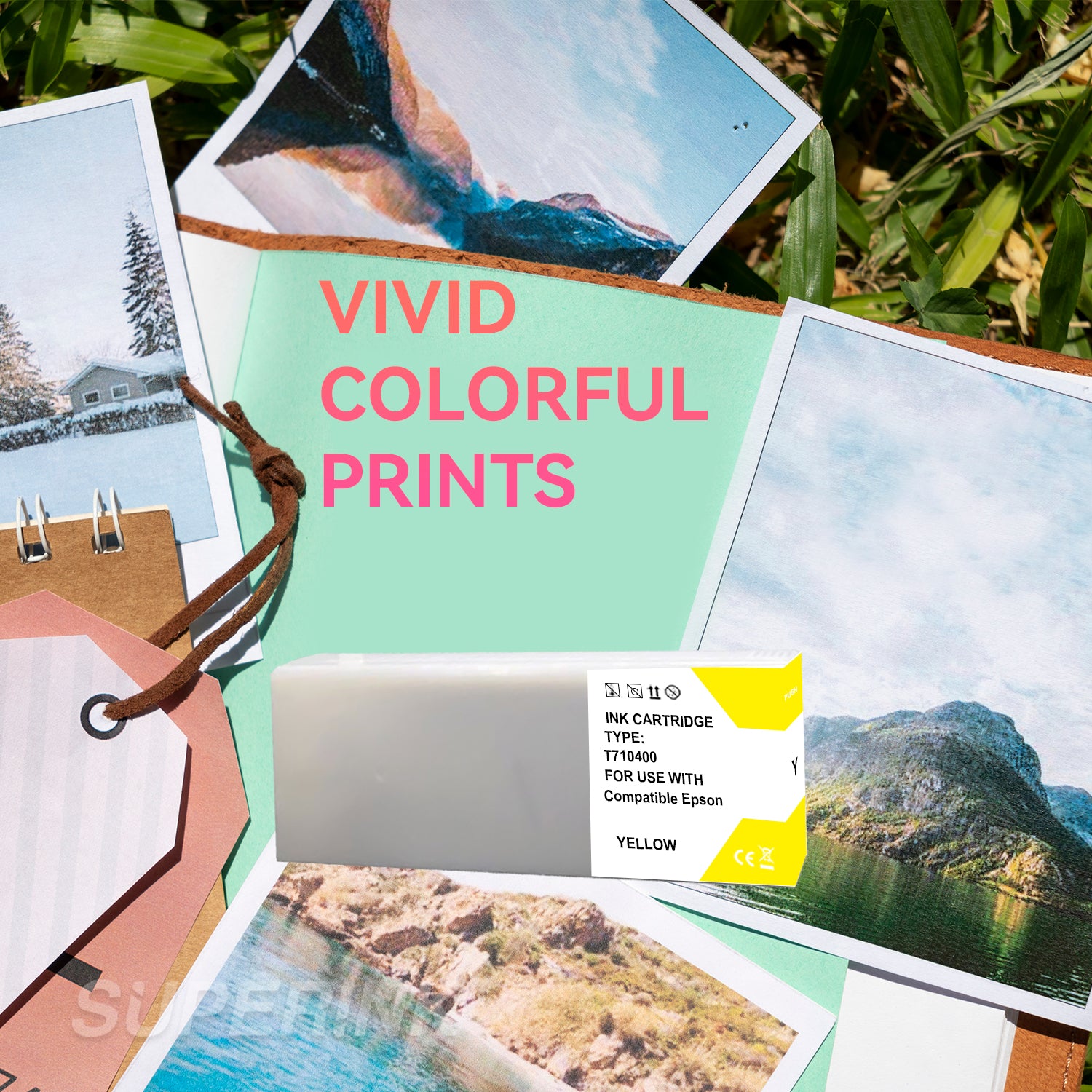 Compatible Epson T710400 Yellow Ink Cartridge