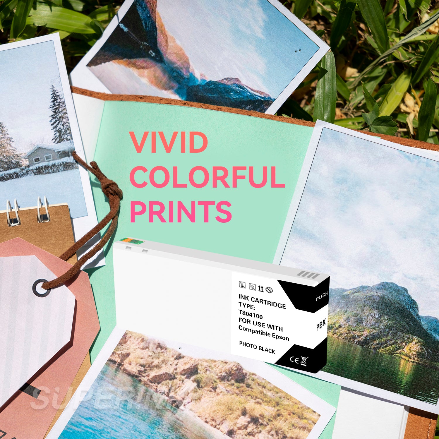 Compatible Epson T804100 Photo Black Ink Cartridge By Superink