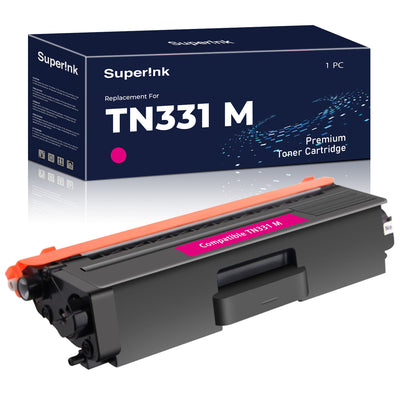 Cartouche de toner compatible Brother TN-331M TN331 Magenta By Superink