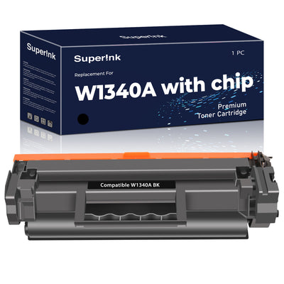 Compatible HP 134A W1340A Black Toner Cartridge (With chip) by Superink