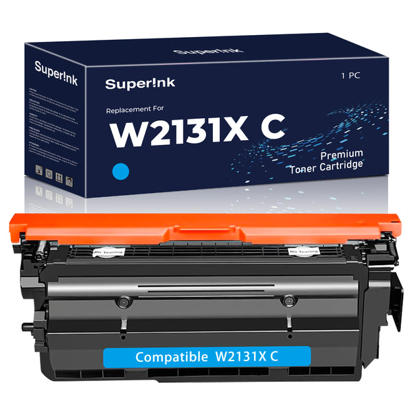Compatible HP W2131X / 213X With Chip Cyan Toner - Superink.ca
