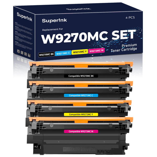 Compatible HP W9270MC W9271MC W9272MC W9273MC Toner Cartridge Set ...