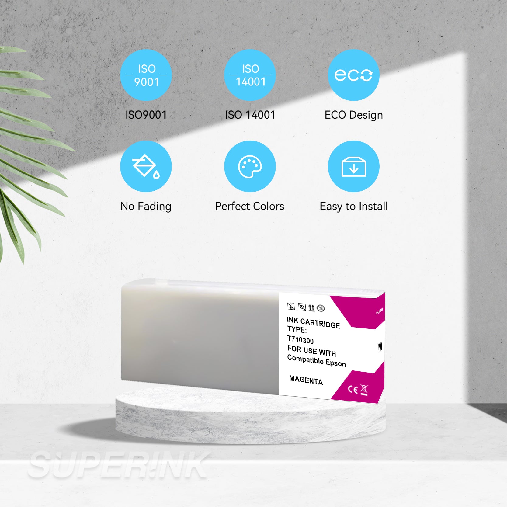 Compatible Epson T710300 Magenta Ink Cartridge