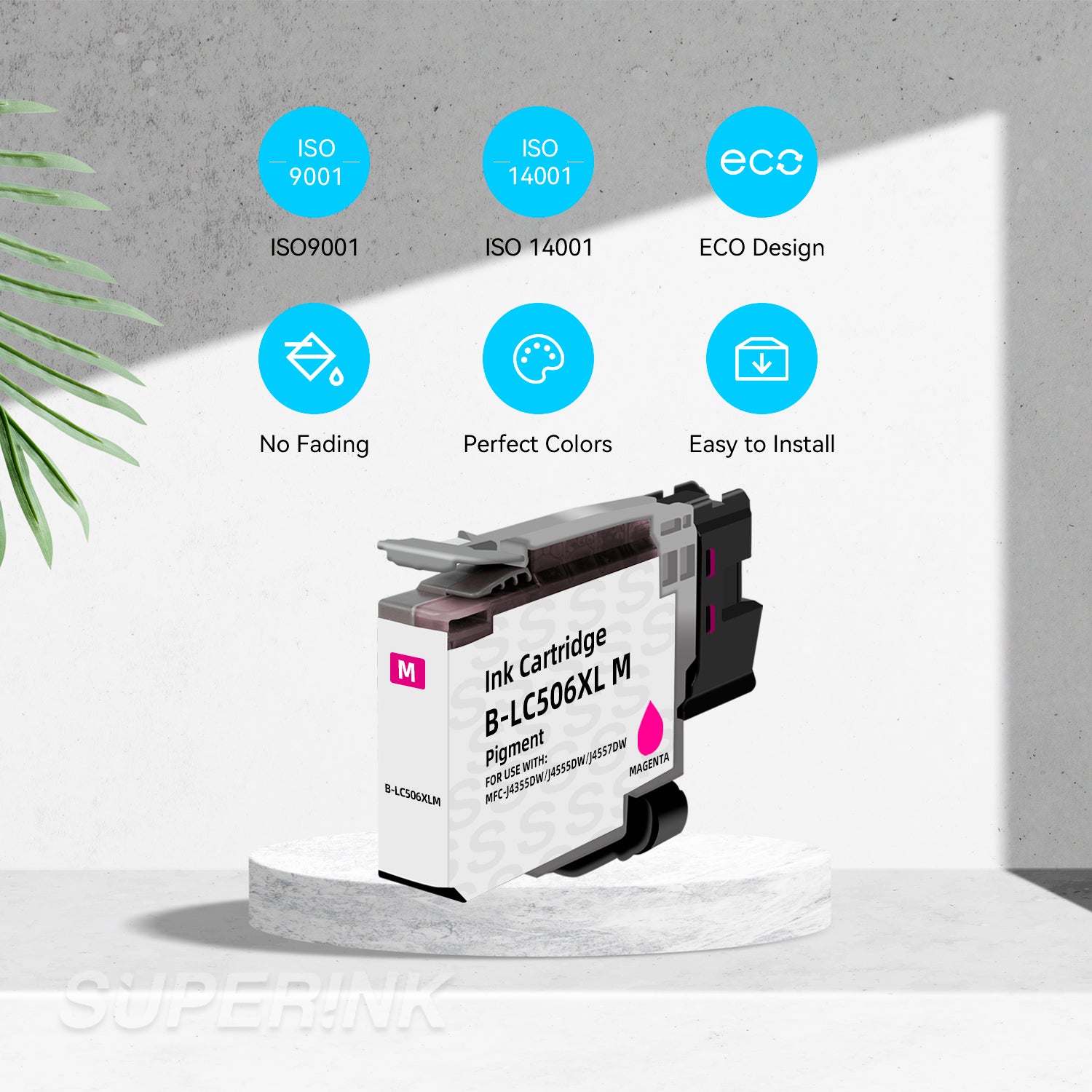 Compatible Brother LC506 LC506XL Magenta Ink Cartridge High Yield