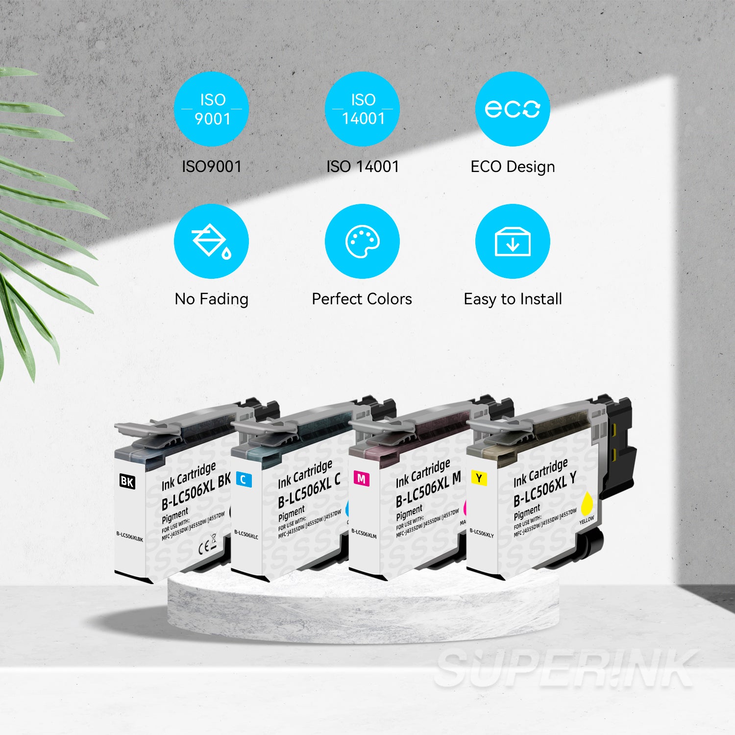 Compatible Brother LC506 LC506XL Ink Cartridge Combo High Yield