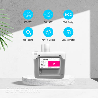 Compatible Canon PFI-1300 Magenta Ink Cartridge By Superink