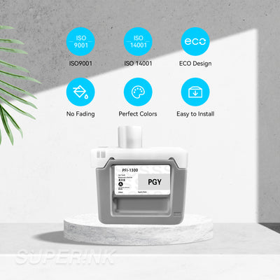 Compatible Canon PFI-1300 Photo Grey Ink Cartridge By Superink