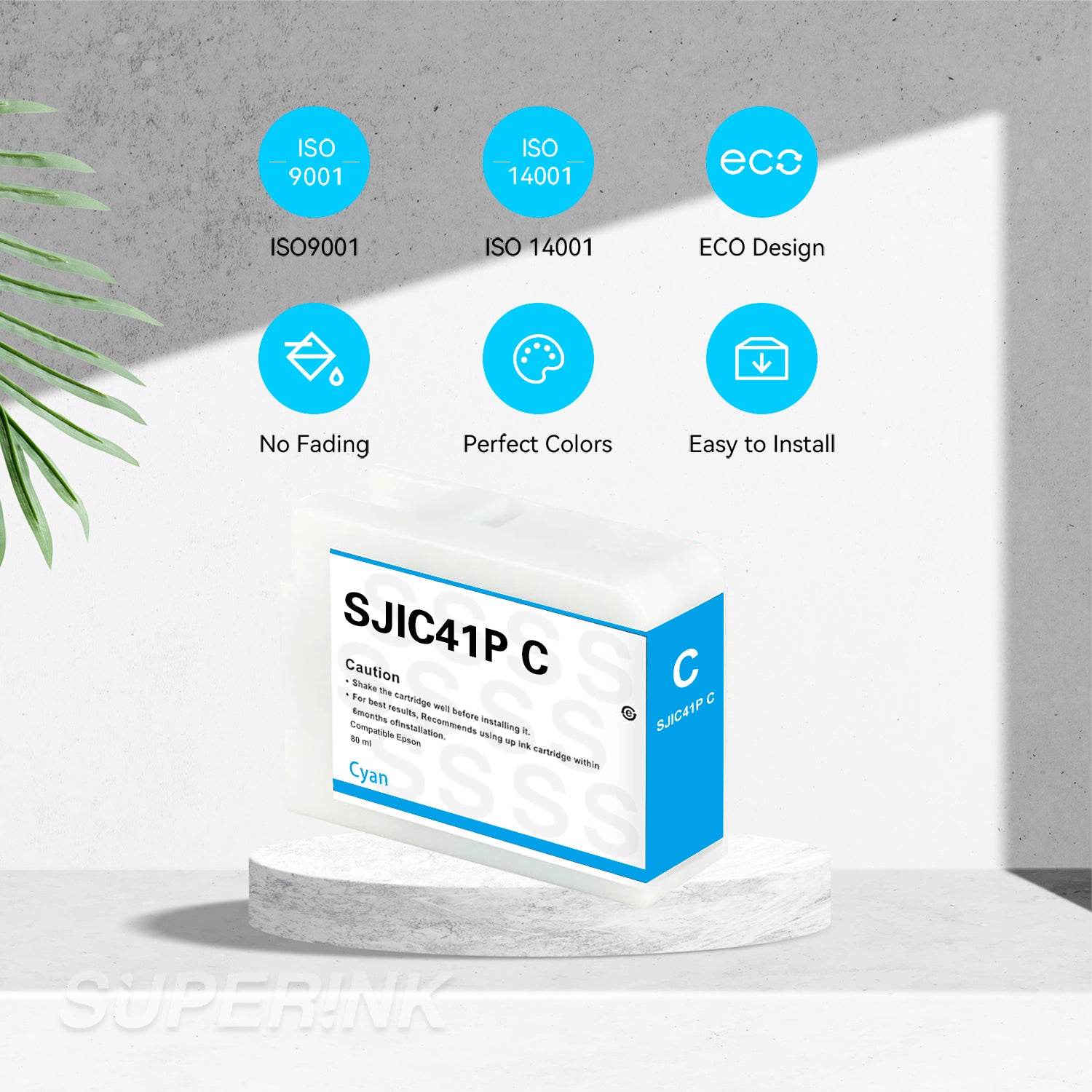Compatible SJIC41P Cyan Ink Cartridge