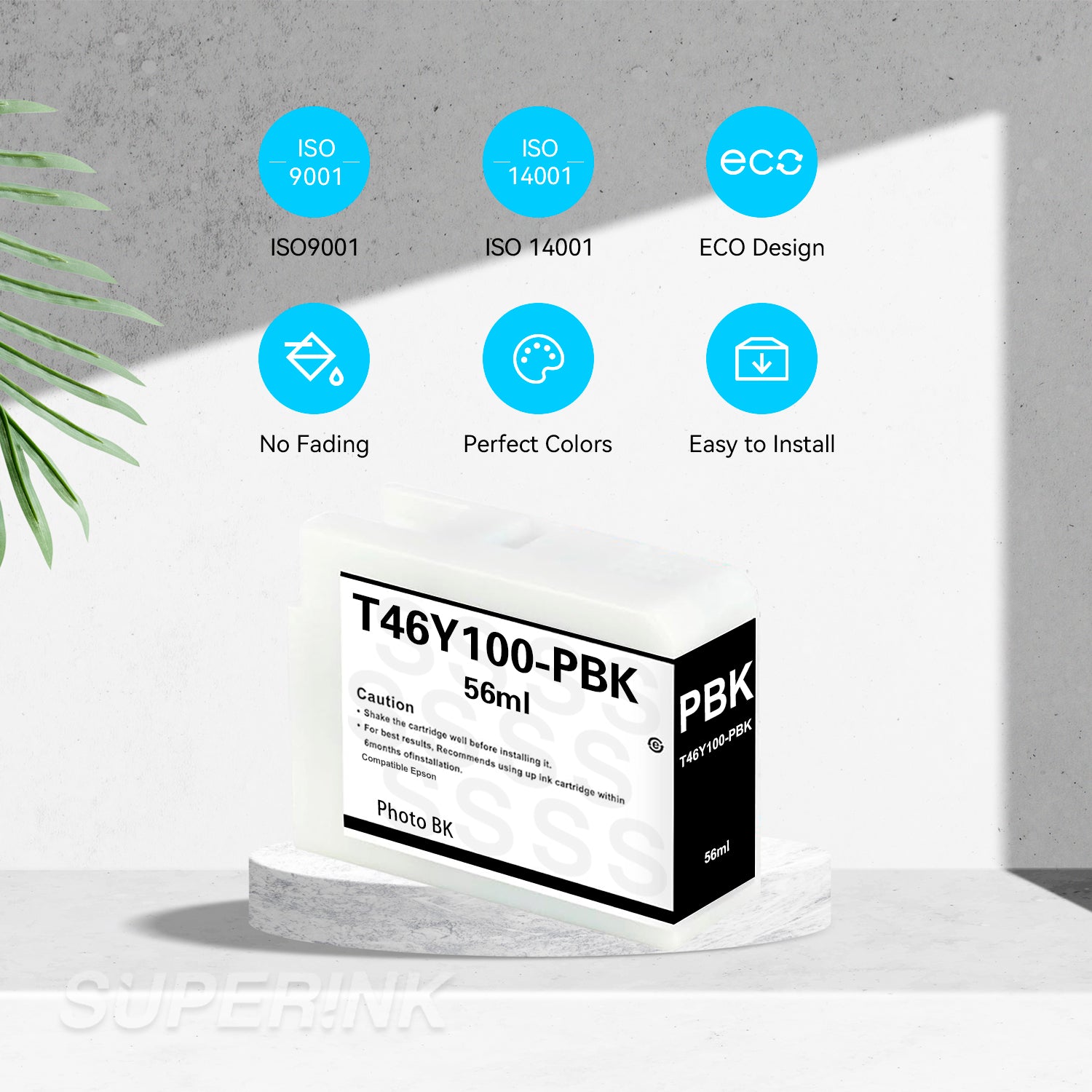 Compatible Epson T46Y100 Photo Black Ink Cartridge