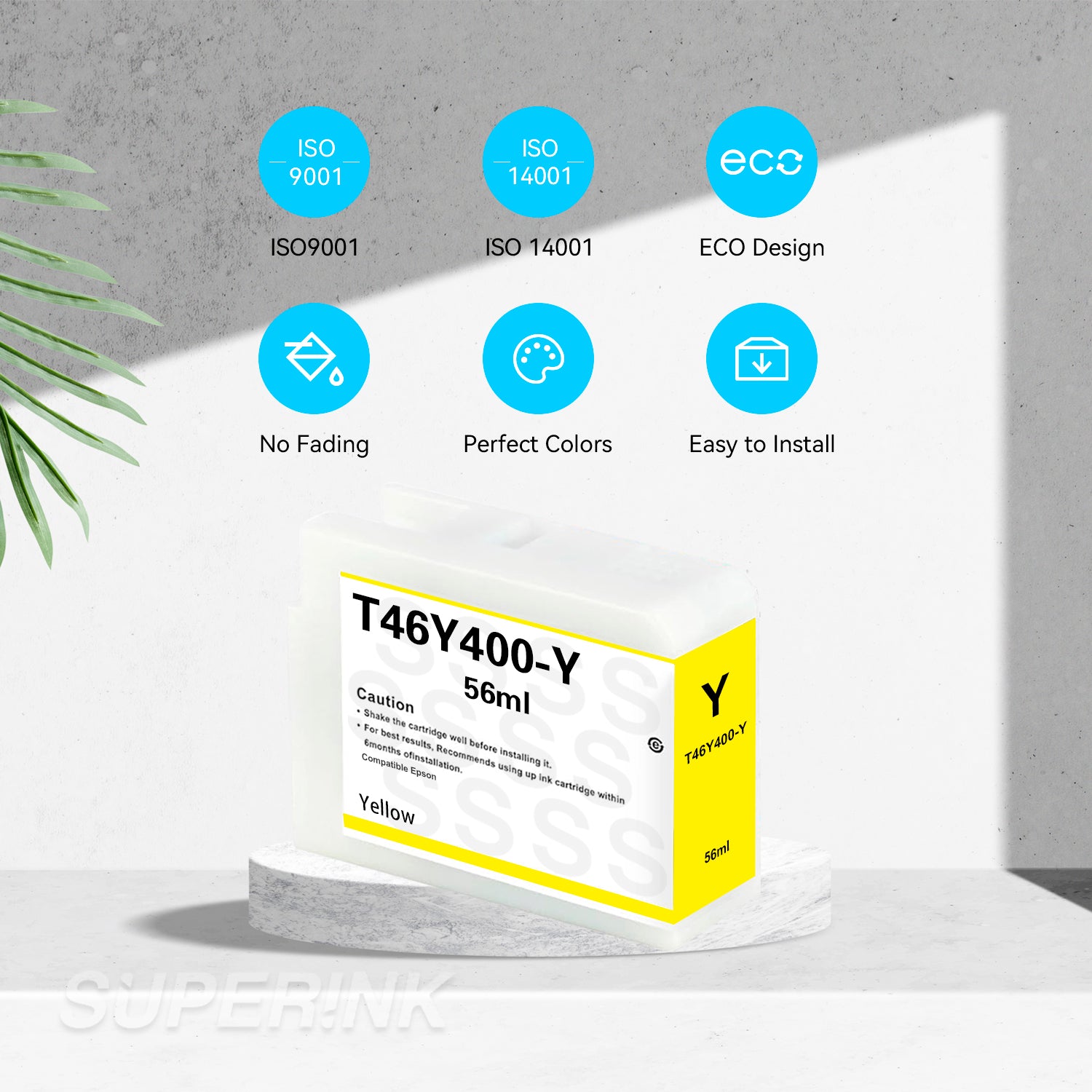 Compatible Epson T46Y400 Yellow Ink Cartridge