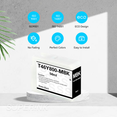 Compatible Epson T46Y800 Matte Black Ink Cartridge