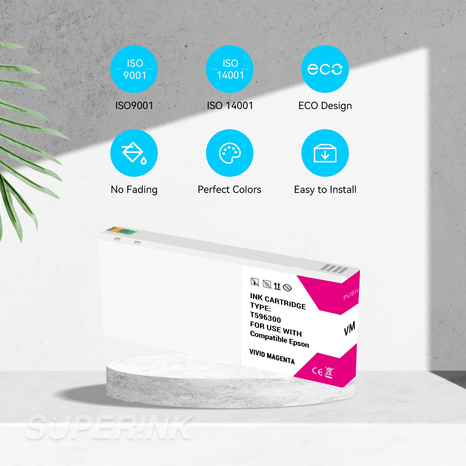 Compatible Epson T596300 700ML Vivid Magenta Ink Cartridge