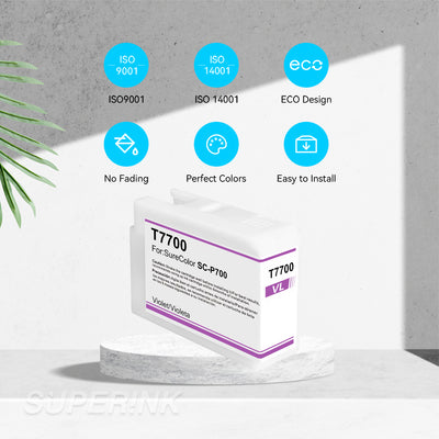 Compatible T770 UltraChrome PRO10 T770020 Violet Ink Cartridge