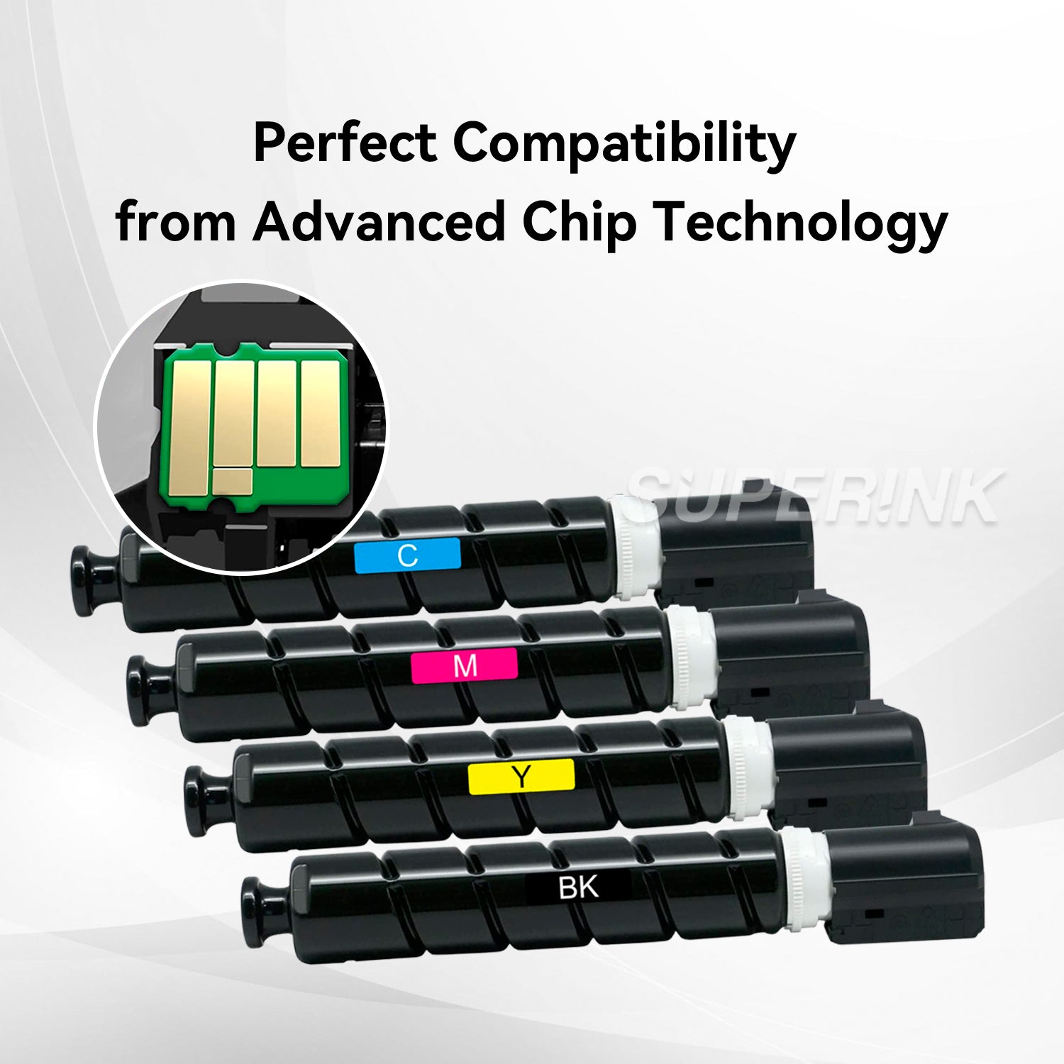 Compatible Canon GPR-58 Toner Cartridge Combo BK/C/M/Y